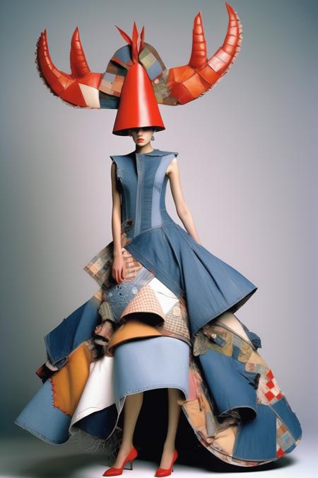 00081-527055688-_lora_Avant-garde Fashion_1_Avant-garde Fashion - Translate scaparelli's iconic pieces (shoe hat, lobster dress, tear dress, ear.png